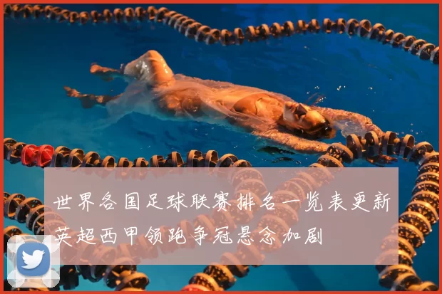 世界各国足球联赛排名一览表更新英超西甲领跑争冠悬念加剧